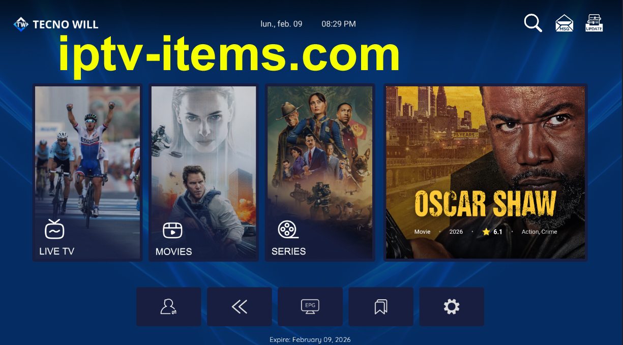 XCIPTV PLAYER WITH ADS