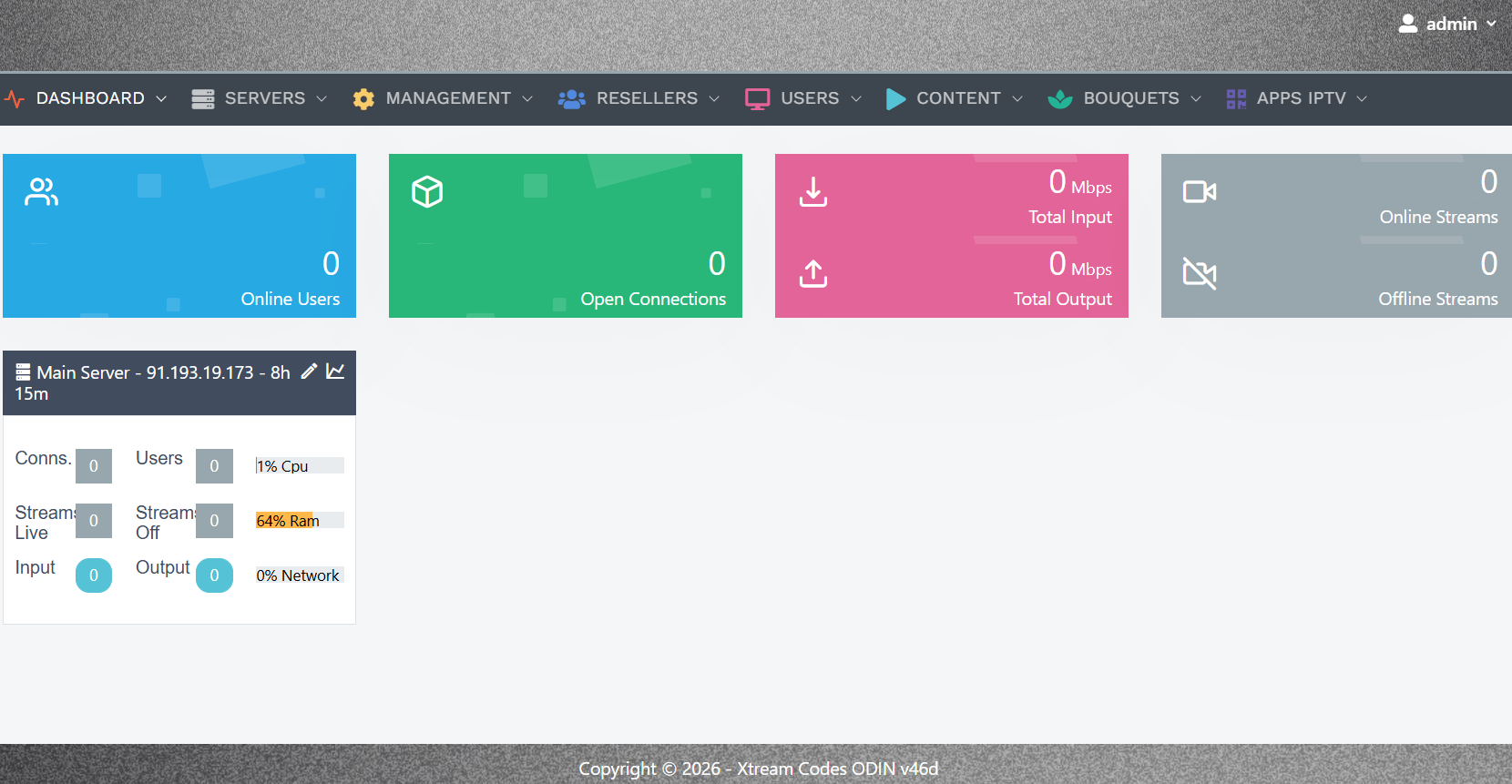NEW UPDATE, XTREAM UI β ODIN MODS V46D Latest & Optimized IPTV Management Panel - Image 3